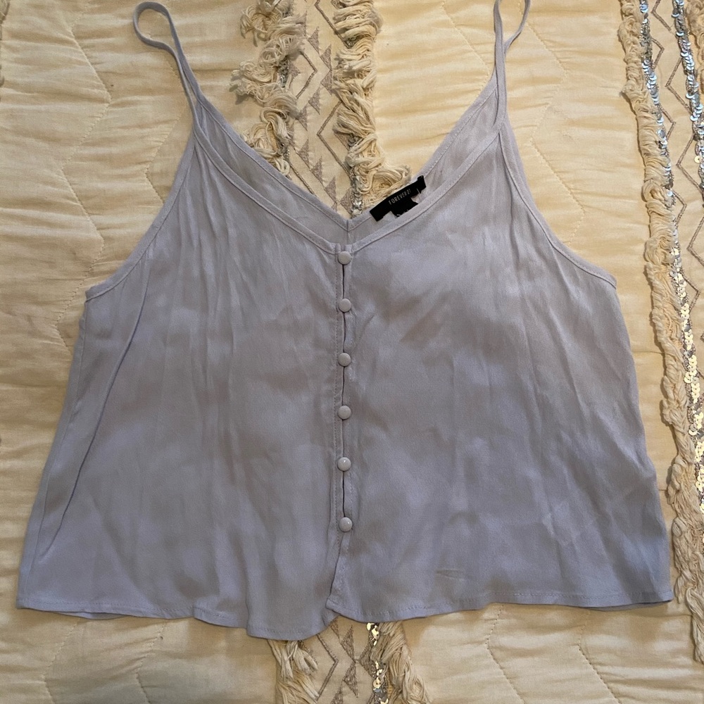 Forever 21 powder blue blouse
